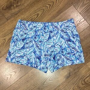 Lilly Pulitzer Makenna Ponte Bennet Blue Let’s Mango Shorts